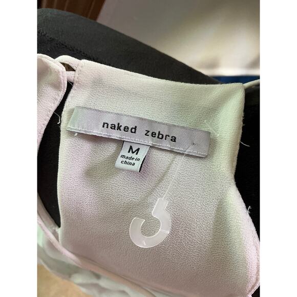 White Naked Zebra Tank Medium - Picture 3 of 3